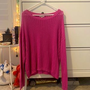 See Through Pink Long Sleeve